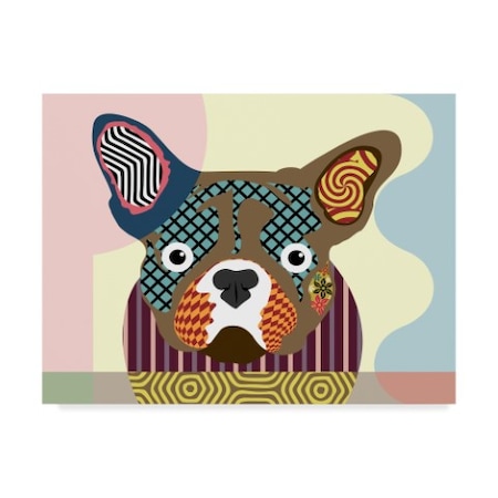 Lanre Adefioye 'French Bulldog' Canvas Art,18x24